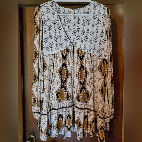 Free People Aztec Print Tunic - Picture 1 of 4
